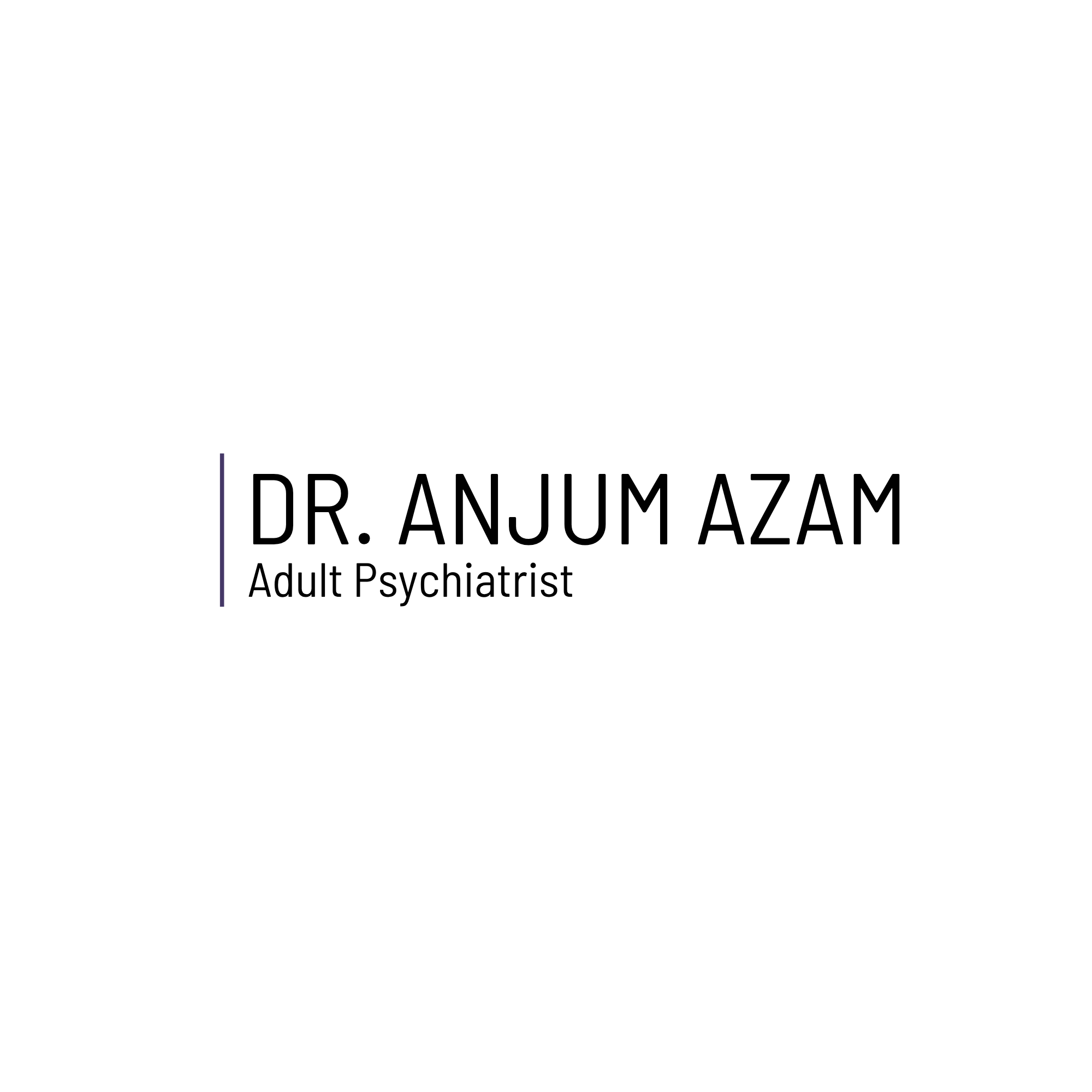 Blue Gradient Purely Typographic Psychiatric Doctor Logo (2)